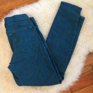 ☘️Lucky Brand Charlie Skinny Ankle 8/29 Teal